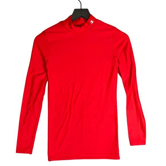 Champion Cold Weather Gear Red Long Sleeve Base Layer Shirt‎ Youth L 14/16 - Picture 1 of 8